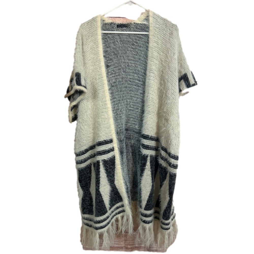 Hot & Delicious Wool Blend Long Cardigan